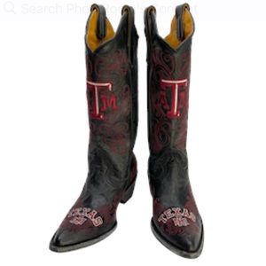 GAMEDAY BOOTS Texas A&M University Aggies NEW Size 5 Embroidered Cowboy Boots